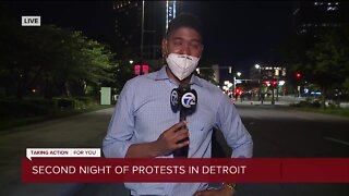 Arrests made in second night of protests