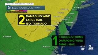 Strong Storms Possible Tomorrow