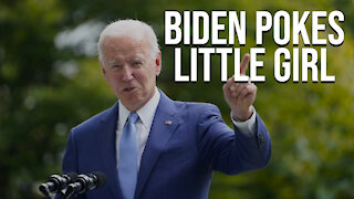 Biden Pokes Little Girl | Daily Biden Dumpster Fire