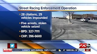 Street Racing Enforcement Operation overnight leads to multiple citations and arrests