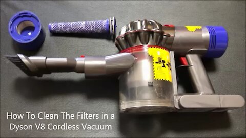 How To Clean The Filters in a Dyson V8 Cordless Vacuum