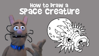 How to Draw a Space Creature