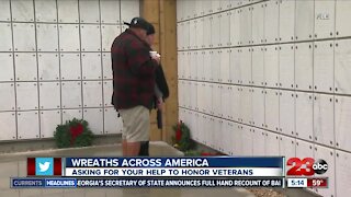 Wreath Across America asking for wreath sponsors