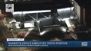 Sheriff's office employee tests positive