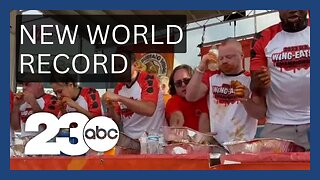 New world record set in wing eating contest