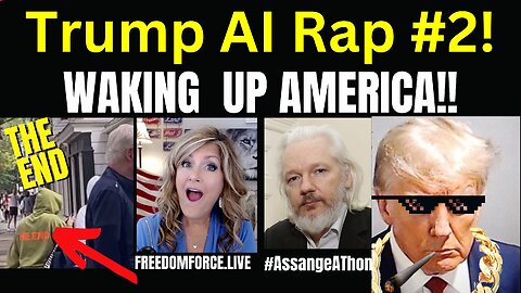 Trump AI Rap! Black Community Wake up! #AssangeAThon Zechariah 9-3-23