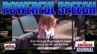 POWERFUL - Little Girl Stands Up For George Washington And God