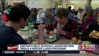 Gretna Public Schools launches new Meals 4 Heroes lunch program
