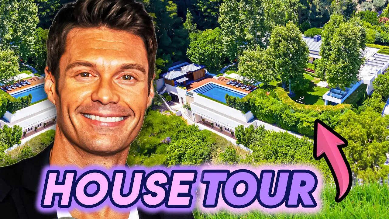 Ryan Seacrest | House Tour | $85 Million Mansion & More