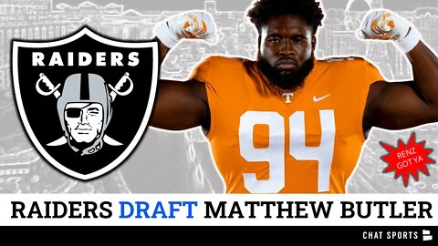 INSTANT Raiders NFL Draft Reaction - DL Matthew Butler Selected In The 5th Round