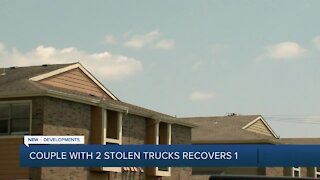 Couple with two stolen SUVs recovers one