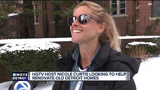 HGTV host Nicole Curtis looking to help renovate old Detroit homes