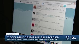 "Social media censorship" bill proposed