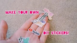 Make your own DIY Stickers!! | Gabby’s Gallery