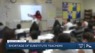 Shortage of substitute teachers