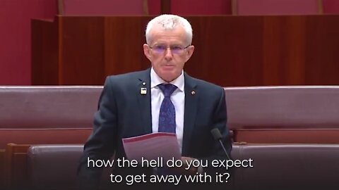 Senator Malcolm Roberts Warns Those Behind COVID Genocide: "How the H*ll did you expect to get away with it? "
