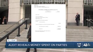 Audit reveals money spent on parties