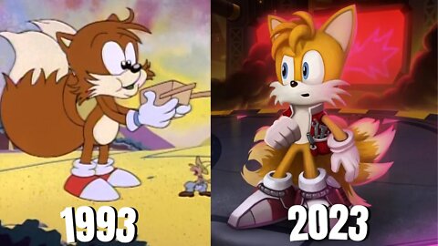 Evolution of Tails in Sonic Movies & TV (1993-2022) 