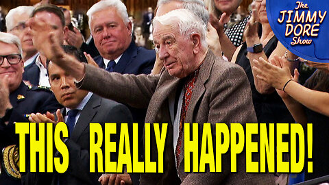 Canadian Parliament Gives 98-Year-Old Ukrainian N@zi A Standing Ovation!