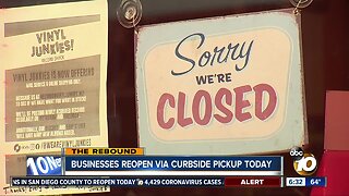 San Diego businesses reopening Friday via curbside pickup