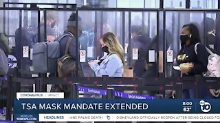TSA mask mandate extended