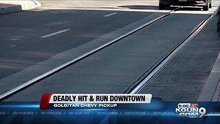 Police search for driver involved in deadly hit and run downtown
