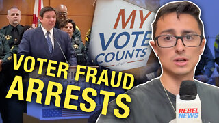 Ron DeSantis Announces Arrest of Individuals Engaging in Voter Fraud