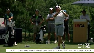 Golfer in US Senior Open playing with autism