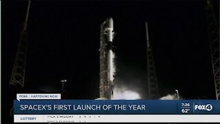 SpaceX first launch of the year