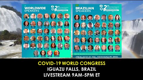 LIVESTREAM - World Covid-19 Congress -Iguazu Falls, Brazil