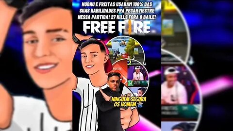 Nobru perdeu o verificado no Free Fire; Entenda o motivo