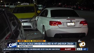 Police chased down driver tied to North Park hit-and-run