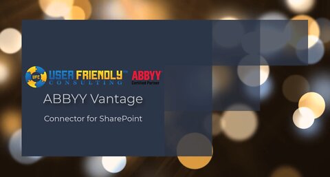 ABBYY Vantage - Connector for SharePoint®