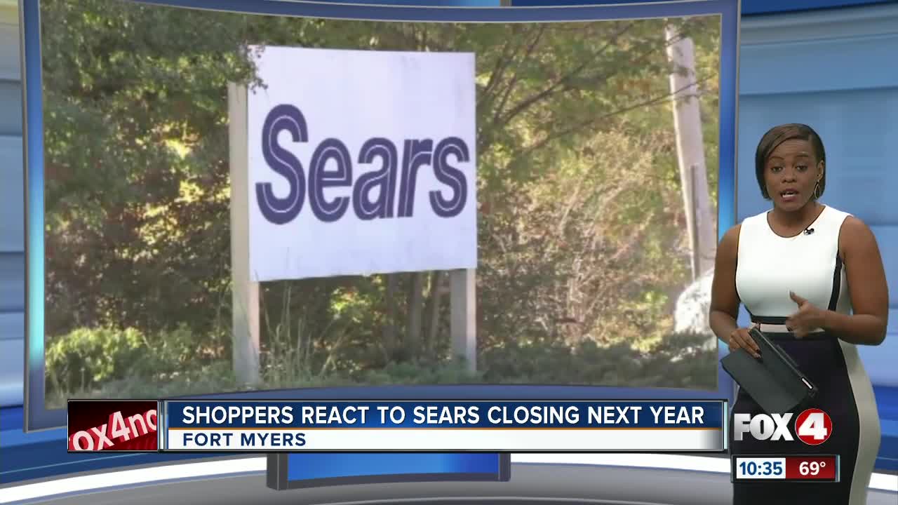 Shoppers react to Edison mall Sears closing