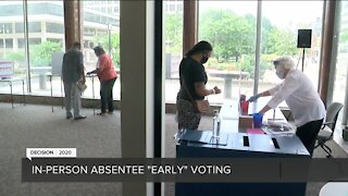 Neil Albrecht discusses early voting locations in Milwaukee