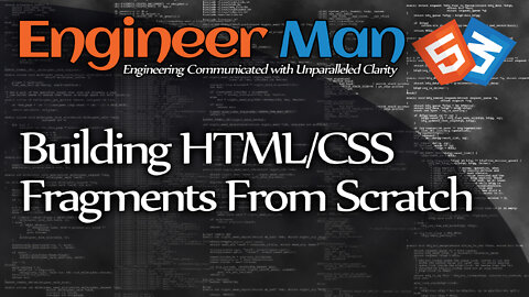 Building HTML/CSS Fragments From Scratch