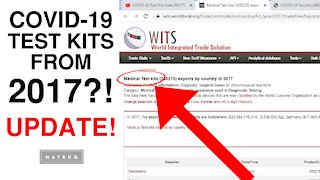 COVID-19 Test Kits from 2017?!! IMPORTANT UPDATE!!!