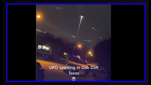 🔥🔥 UFO Spotted in Oak Cliff Texas or Project BlueBeam?