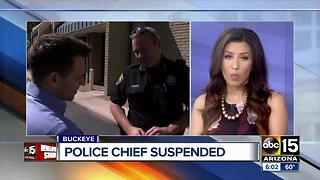 Buckeye Police Chief suspended