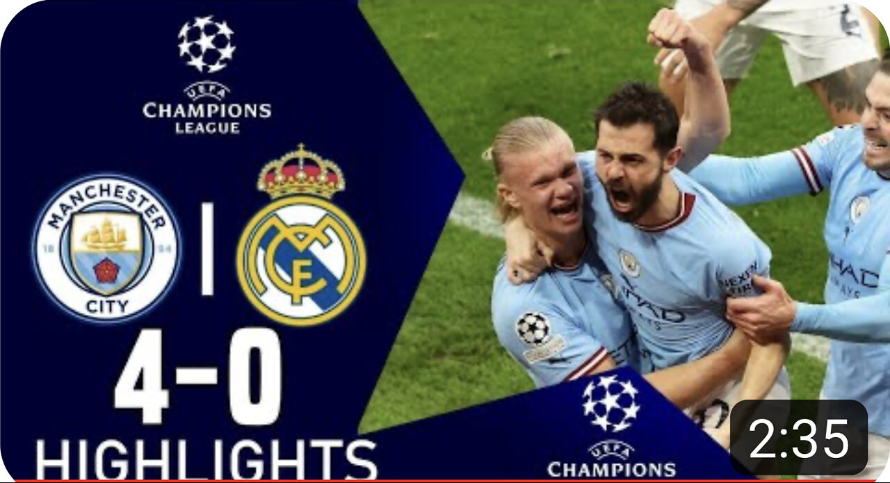 Manchester City vs Real Madrid 40 All Goals & Extended Highlights