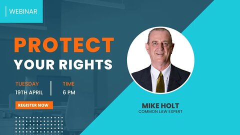 Protect Your Rights - Live Webinar on Tuesday 19th April at 6pm