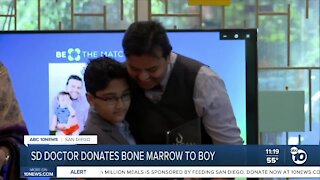 Local doctors donates bone marrow to Houston boy