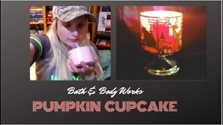 Bath & Body Works Pumpkin Cupcake Candle Review I The Candle Queen #bathandbodyworks #candles