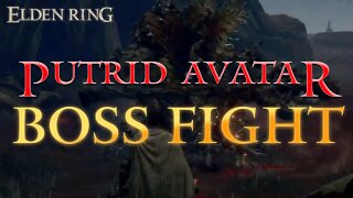 Elden Ring Putrid Avatar Boss Fight