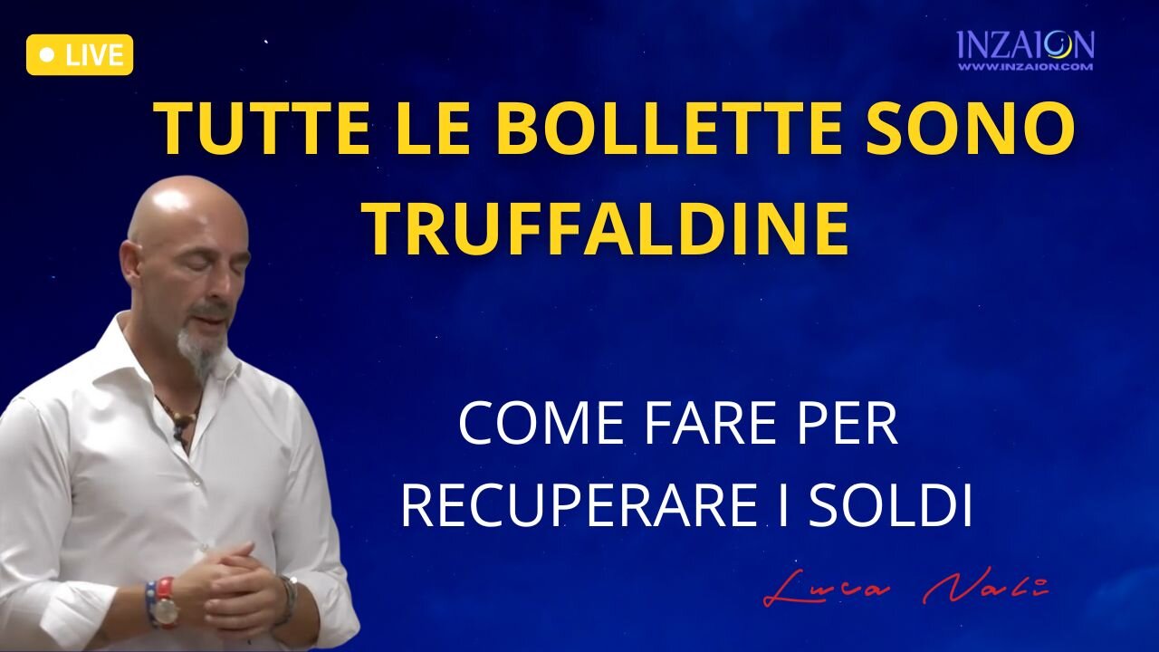 TUTTE LE BOLLETTE SONO TRUFFALDINE - Luca Nali