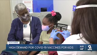High demand for kid COVID vaccines