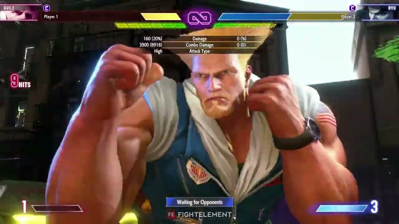 Sf6 Guile Kingslayer Tech Combo 8918 Damage 78 Hits Street Fighter 6