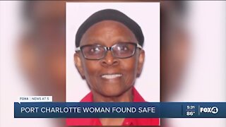 MISSING PORT CHARLOTTE WOMAN FOUND