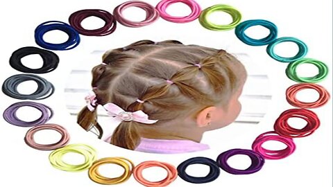 200PCS Seamless Toddler Hair Ties - The Best Way To Keep Your Child's Hair Out Of Their Eyes