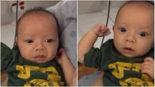After three surgeries, baby with rare disease flexes his muscles